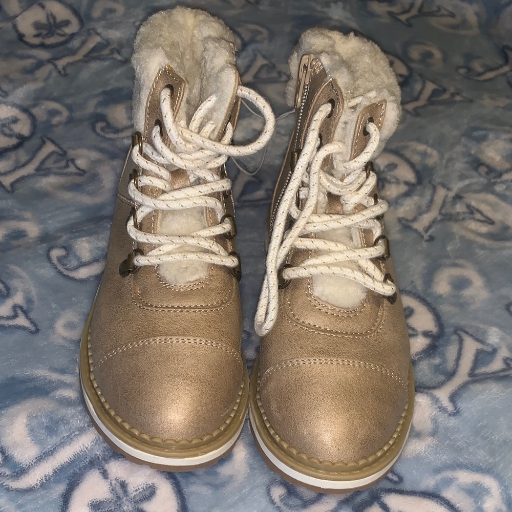 Cat & Jack Gold Kids Boots